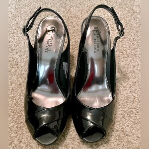 Mootsies Tootsies Peep Toe Slingback Pumps